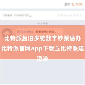 比特派复旧多链数字钞票惩办比特派官网app下载丘比特派送