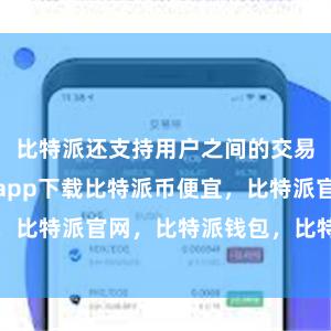 比特派还支持用户之间的交易比特派官网app下载比特派币便宜，比特派官网，比特派钱包，比特派下载